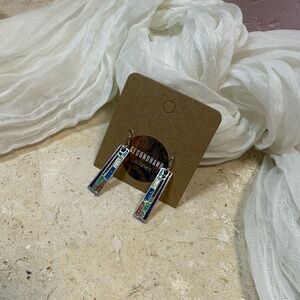 Vintage Stained Glass Style Drop Earrings | Multicolour